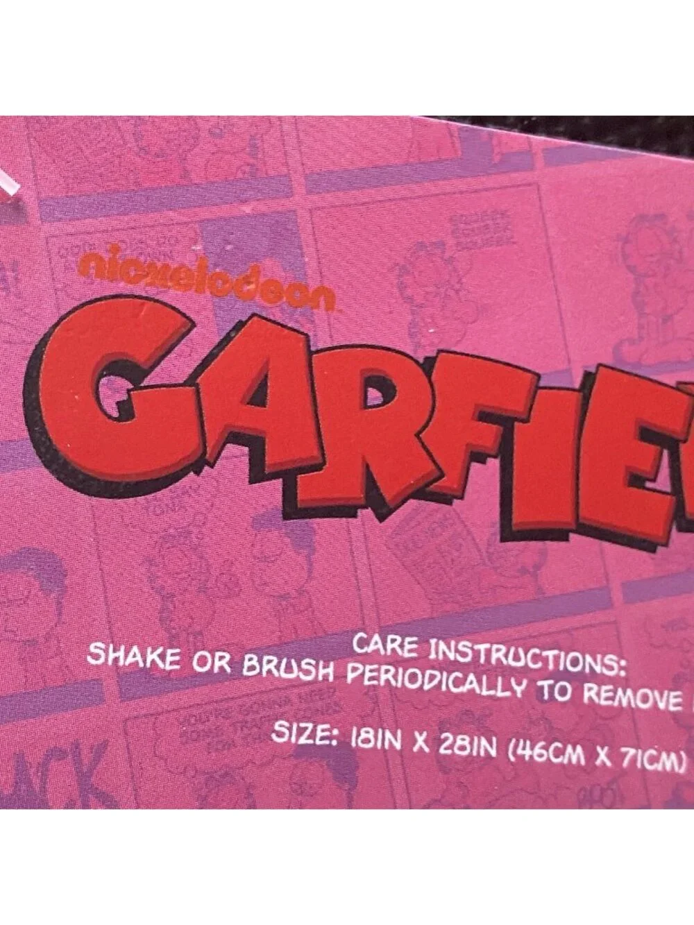 Garfield Spring Summer Flowers Welcome Outdoor Coir Door Mat 18” X 28” NEW‎